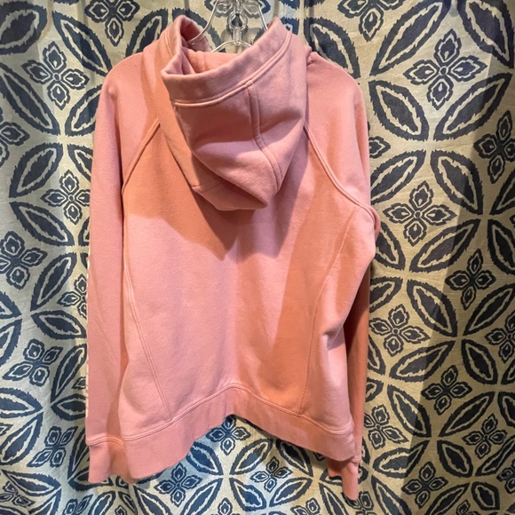 Athleta Girl Pink Cozy Sweatshirt Stronger Together Girls Medium 8/10 Fleece - Picture 6 of 13